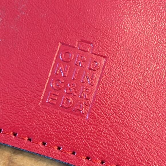 NEW Ordning & Reda "Janne" Red Leather Business Card Case - Picture 3 of 7